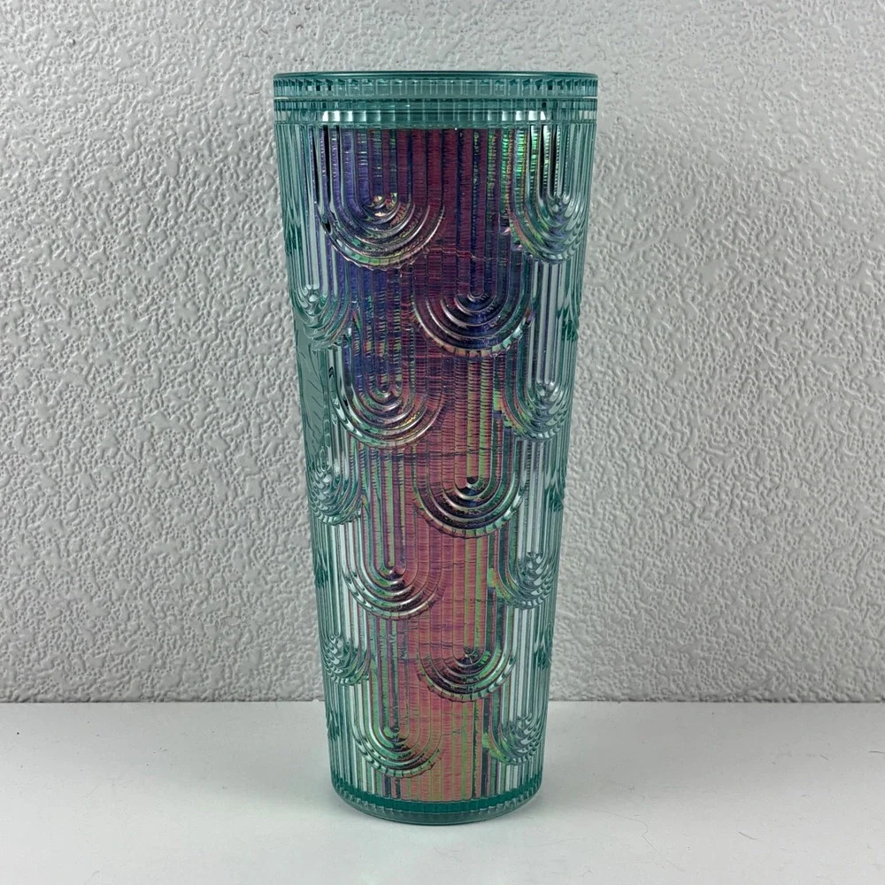 StarBucks Iridescent Mermaid Siren Shell Wave‎ Tumbler Collectible Holographic
